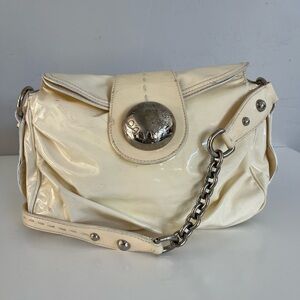 Auth Y2K DOLCE & GABBANA Miss Sun Patent Leather Bag